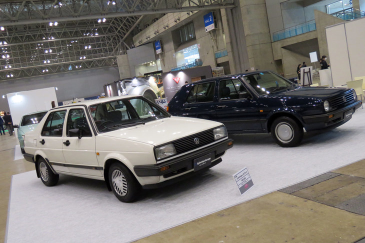 「フォルクスワーゲン・ジェッタCi」（左）と「ゴルフCLi」（右）。