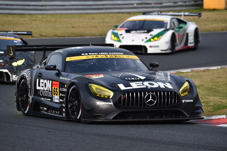 予選2番手からGT300クラスを制した、No.65 LEON CVSTOS AMG-GT。