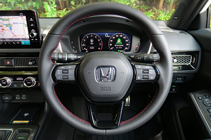 ホンダ・シビックEX（ステアリングホイール）