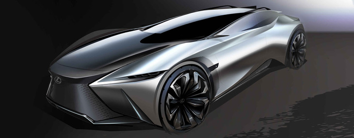 レクサスLF-Zエレクトリファイド（デザインスケッチ）