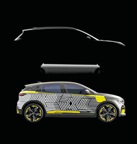 「CMF-EV」プラットフォームを使ってつくられる2タイプのEV。下は先行して概要が明らかにされている「メガーヌE-Techエレクトリック」。もう片方は、そのSUV的な派生モデルだろうか？