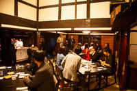 急きょ室内での開催となったが、歴史ある邸宅でのダイニングアウトもまた趣のあるもの。