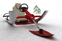 C-Designコンテストの首席「シトロエンそり」。(写真＝Citroen Press)