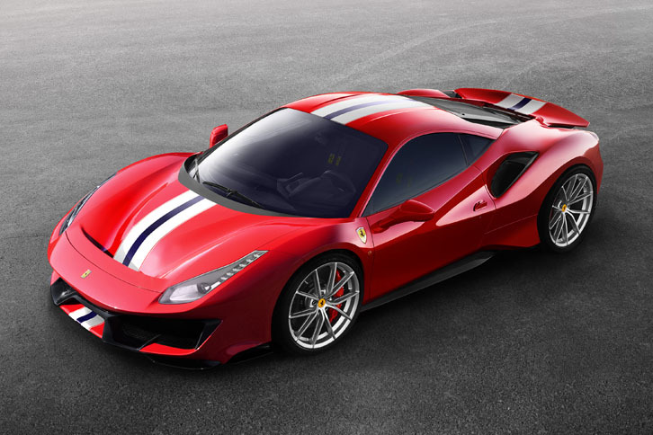 フェラーリのスペシャルモデル「488ピスタ」は、2018年3月に開催されるジュネーブモーターショーで正式にデビューする。