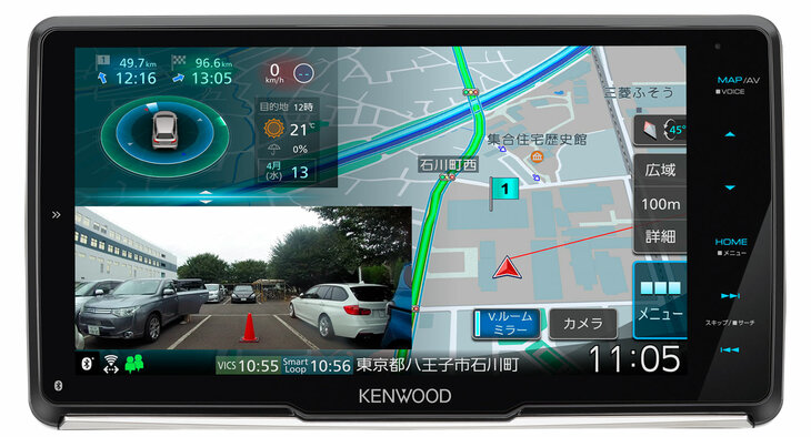9V型モニターの「TYPE M MDV-M909HDF」。