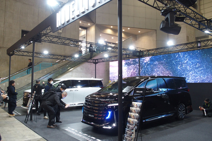 モデリスタブースの様子。