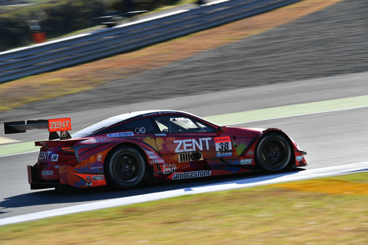 3位に入ったNo.38 ZENT CERUMO LC500（立川祐路／石浦宏明）。2017年のSUPER GTは、レクサス勢の強さが目立った。