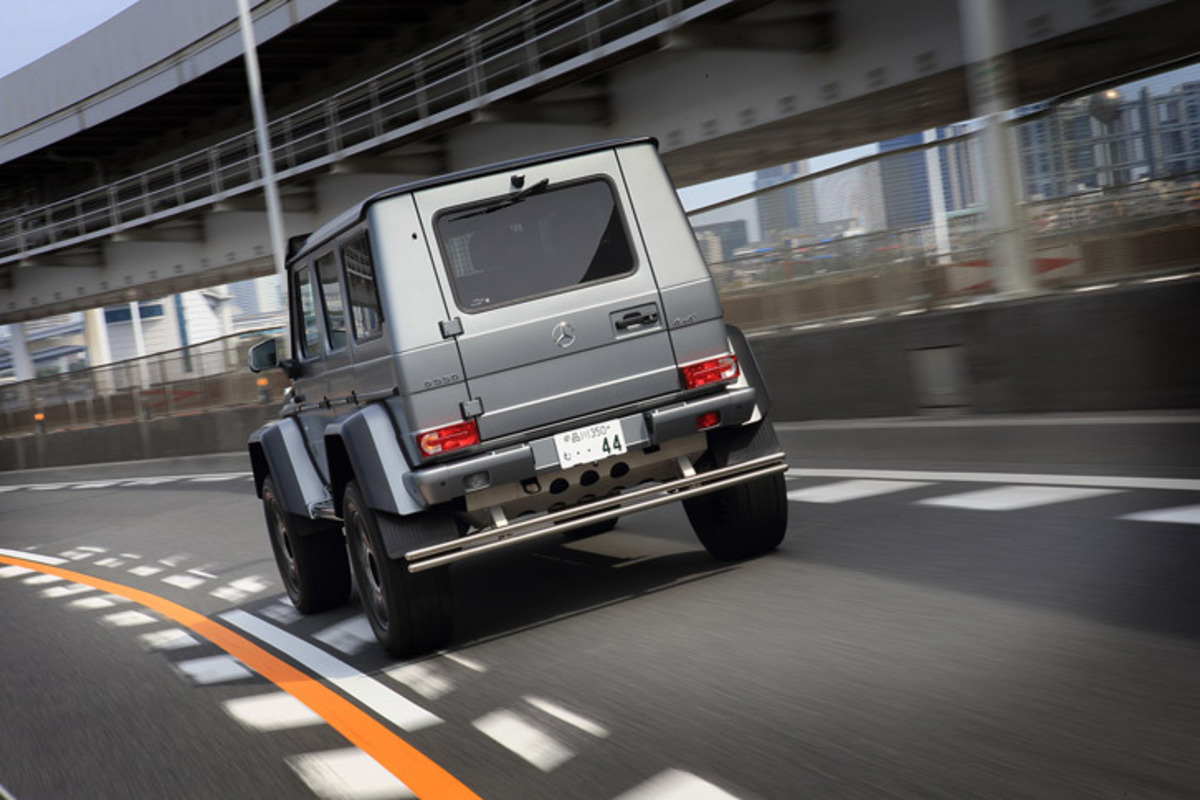 メルセデス・ベンツG550 4×4²（4WD/7AT）【試乗記】 “陸の王者