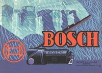 当時のボッシュの広告。（画像：Newspress）