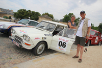 35ps仕様の「シトロエン・アミ6」でベルギーから参加したファン・デル・ミューラン夫妻。