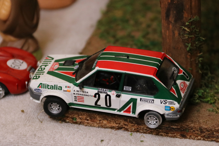 「フィアット・リトモ」のモンテカルロラリー仕様。