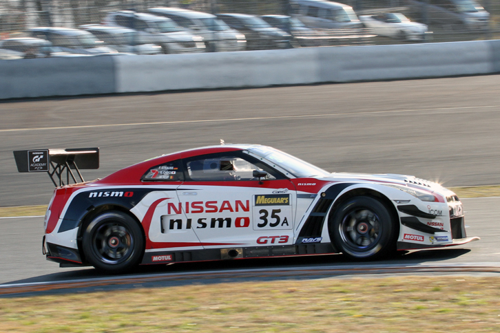 2015年のバサースト12時間耐久（オーストラリア）で総合優勝した「GT-R NISMO GT3」。