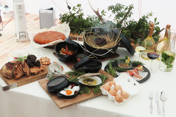 昼食会で提供されたSUGALABOのオリジナルメニュー。