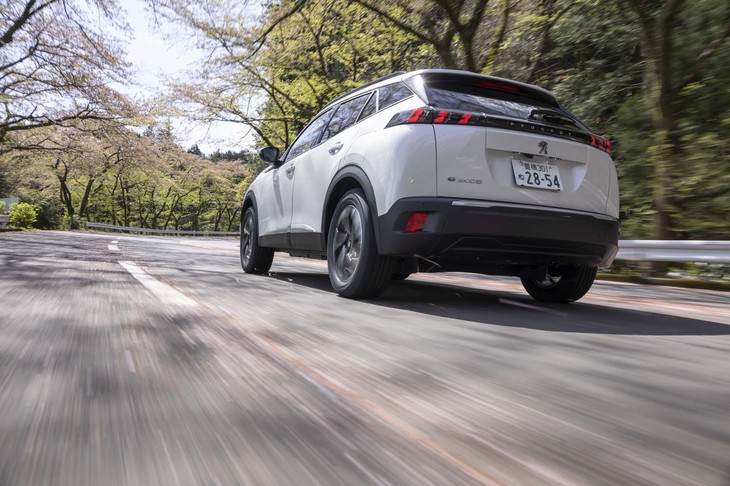 リブ端の部分を面取りした「ダイナミックテーパー」がブロックの変形を抑制し、常に最適な接地面を確保できるようにしている。