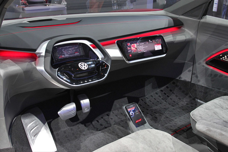 フォルクスワーゲンI.D.CROZZ II（インテリア）