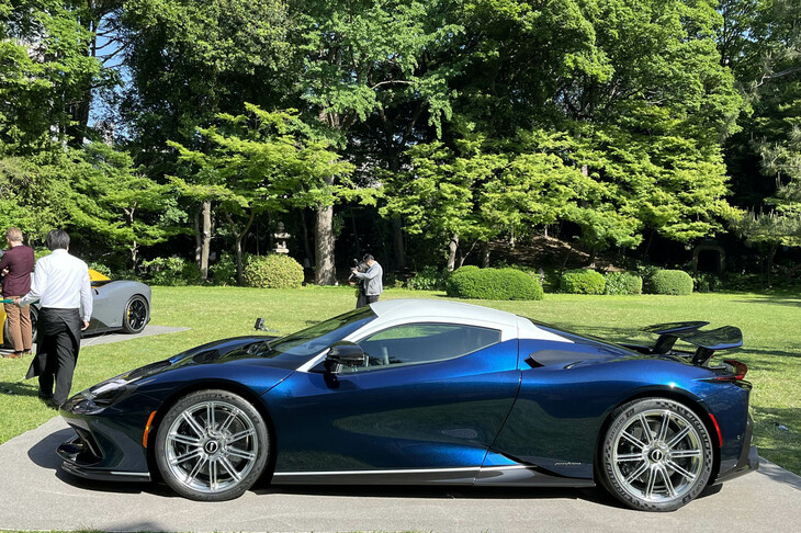 ピニンファリーナ・バティスタ チンクアンタチンクエ（サイドビュー）