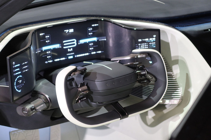 レクサスLFAコンセプト（コックピット周辺部）