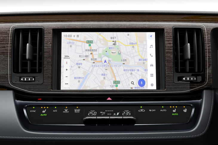 8インチHDディスプレイ採用のディスプレイオーディオ（コネクティッドナビ対応）Plus。