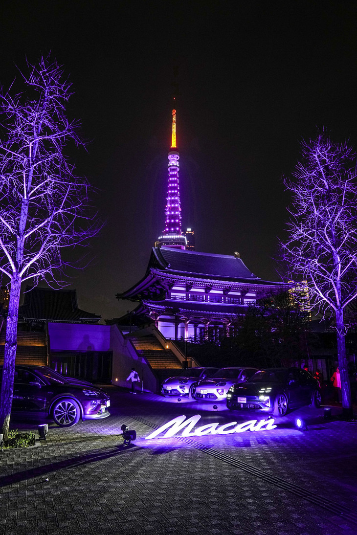 新型「マカン」のローンチイベント会場の様子。