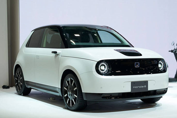 「ホンダe」。（本田技研工業のHPより）