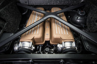 5.2リッターV10自然吸気エンジンのピークパワーは610psから640psへ。ヘッドカバーの色は、スペシャルモデルの伝統を受け継ぎブロンズとされる。