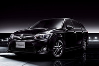 「カローラフィールダー1.5G“AEROTOURER・W×B”」 ボディーカラーはブラックマイカ。