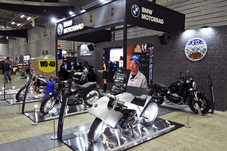 こちらはBMWモトラッドのブースの様子。