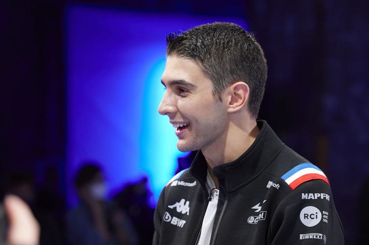 アルピーヌF1チームのエステバン・オコン選手。