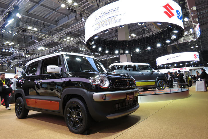 来場者の注目を最も集めていたのが小型クロスオーバーの「クロスビー」。こちらも市販化が予定されている。