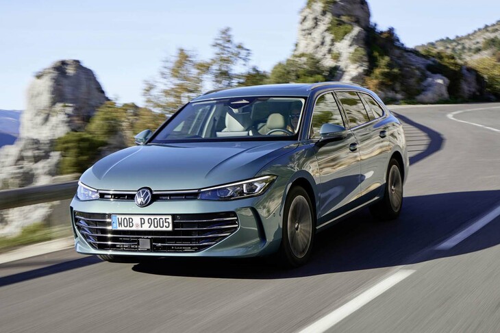 新型フォルクスワーゲン・パサート（写真はすべて欧州仕様車）