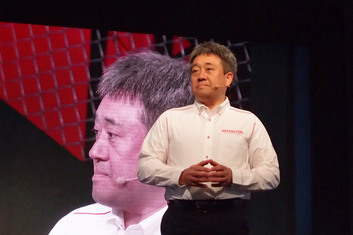 山本雅史 モータースポーツ部部長（写真）は、厳しい表情で2018年シーズンへの意気込みを語った。