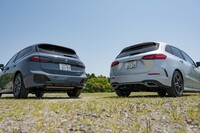 「BMW 2シリーズ アクティブツアラー」と「メルセデス・ベンツBクラス」を比較。どちらもブランド内では少数派のFFモデルであり、ユーティリティー性を重視した背の高いハッチバックスタイルだ。