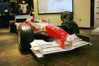 10月中は、トヨタのF1マシンも展示中。