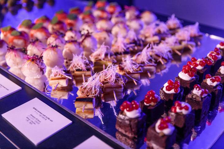 「A110 R」発表会場の様子。