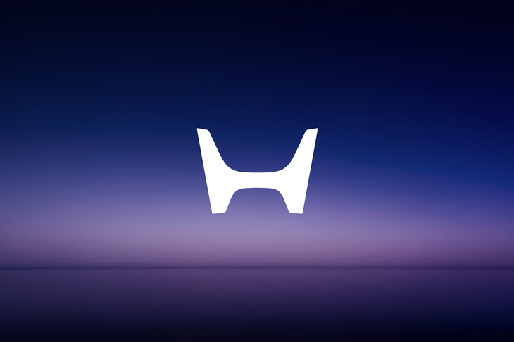 ホンダの次世代EV製品群に採用される、新たな「Hマーク」。