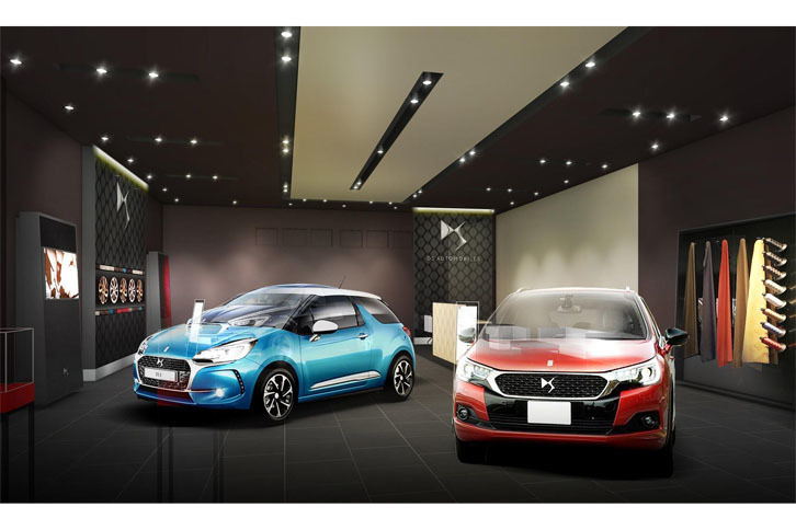 「DS SALON 彦根」のショールーム内のイメージ。
