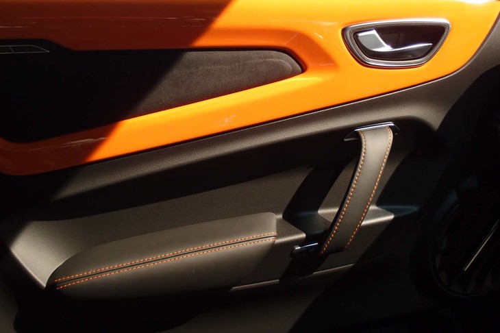 アルピーヌA110S（ヘリテージカラー採用車のドアインナーパネル）