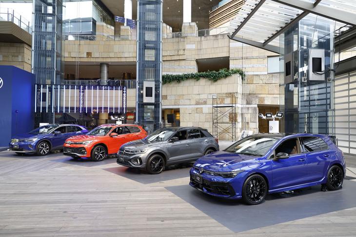 「フォルクスワーゲン・ブランドエキシビション」の会場に展示された車両。