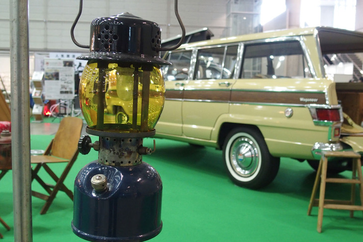 オートモビル カウンシル2022のSUV＆GEARコンセプト展示エリアの様子。