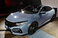 「シビックハッチバック」のマイナーチェンジモデル。