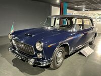 「トリノ自動車博物館（MAUTO）」に展示されている「フラミニア」の大統領専用車（1961年）。