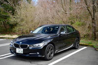 筆者の愛車、“エリート特急”こと「BMW 320dスポーツ」。（写真＝池之平昌信）