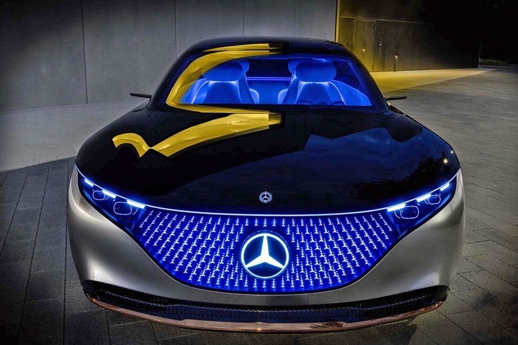 メルセデス・ベンツ・ヴィジョンEQS（フロントまわり）