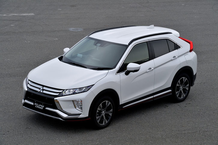 「エクリプス クロス」の見どころは、「デザイン」「コネクティビティー」「ドライビングフィール」の3つ。デザインには力が入っており、「行動意欲を駆り立てるデザイン」を目指したという。