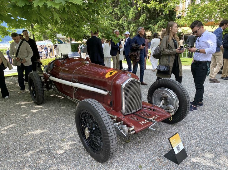 審査員によるベスト・オブ・ショーには、ドイツのコレクターが持ち込んだ1934年「アルファ・ロメオ・ティーポB（P3）」が選ばれた。