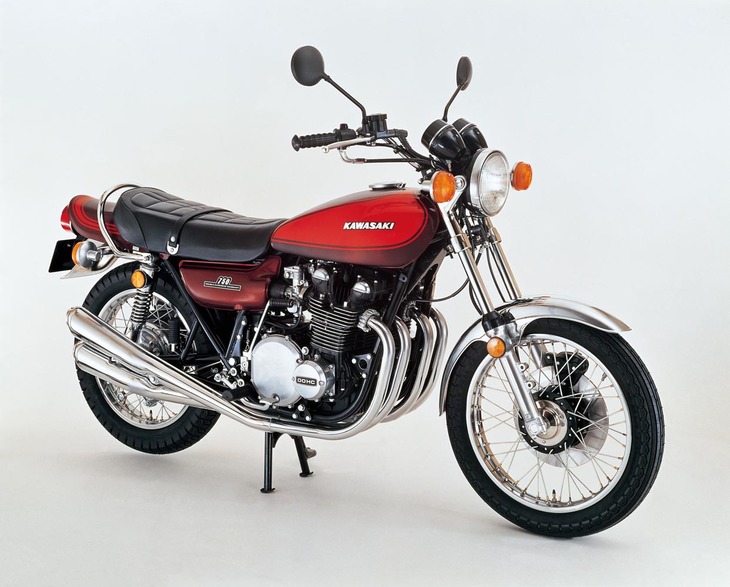 新車がダメなら中古車は？　と思いきや、中古空冷バイクの価格は軒並み高くなっている。「カワサキ750RS」（1973～1975年）は象徴的な一台で、いまや800万円前後は当たり前。1000万円以上で取引される個体も少なくない。