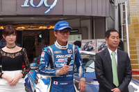 大会2連覇を狙う川畑真人選手。現在ドリフト競技においては、日本人とロシア人のレベルが高く、今回もライバル間での接戦が予想されている。