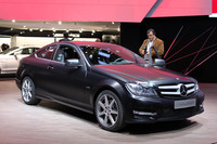 「Cクラス クーペ」。セダンとワゴンもクーペとほぼ同じような顔にフェイスリフトされた。