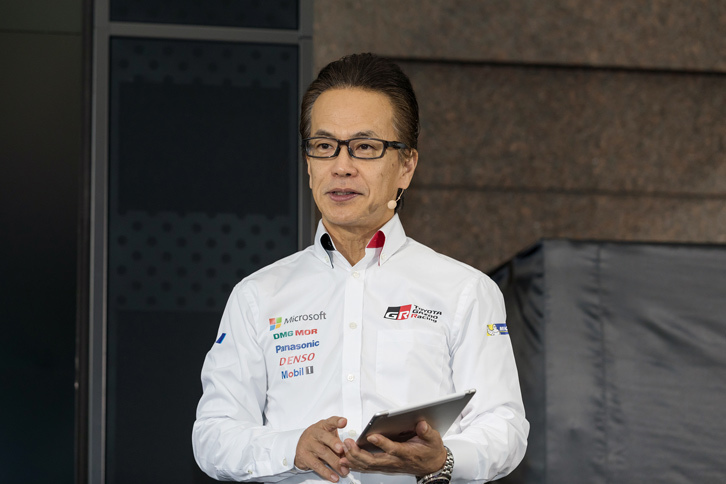 TOYOTA GAZOO Racingカンパニープレジデントの友山茂樹氏。日本はもとより、海外にも多くのファンが生まれたことを何より喜んでいた。