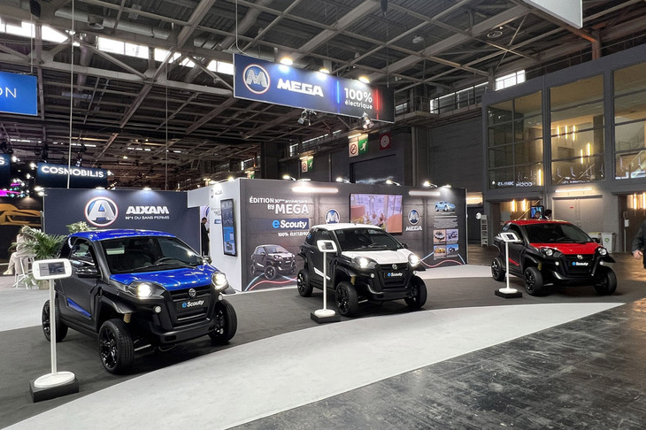 エクサムのスポーティーモデルやレジャービークルをリリースするサブブランド、メガから登場した「eスカウティー」。